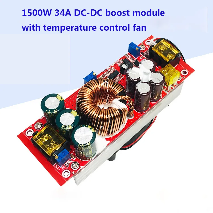 DC-DC CC 1500W 30A Boost Constant Current Module Voltage Step Up Converter Boost Power Supply Module 10-60V to 12-97V With Fan
DC-DC CC 1500W 30A Boost Constant Current Module Voltage Step Up Converter Boost Power Supply Module 10-60V to 12-97V With Fan