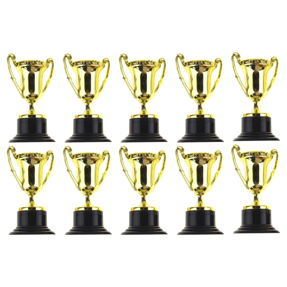 20Pcs Mini Award Trophy Gold Cups Plastic Reward Prizes Decor for Party Kindergarten Children Learning Game Toys with Base
20Pcs Mini Award Trophy Gold Cups Plastic Reward Prizes Decor for Party Kindergarten Children Learning Game Toys with Base