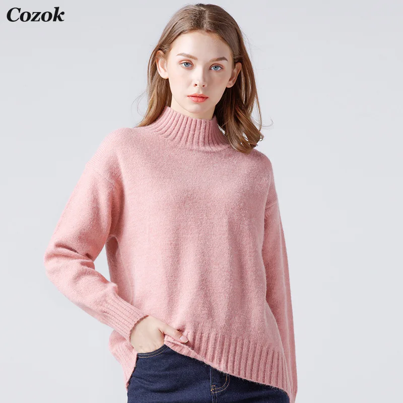 2021 Autumn Winter Women Turtleneck Oversize Knitted Sweater Cashmere Basic Long Sleeve Loose Jumper Pullover Knit Jumpers Top
2021 Autumn Winter Women Turtleneck Oversize Knitted Sweater Cashmere Basic Long Sleeve Loose Jumper Pullover Knit Jumpers Top