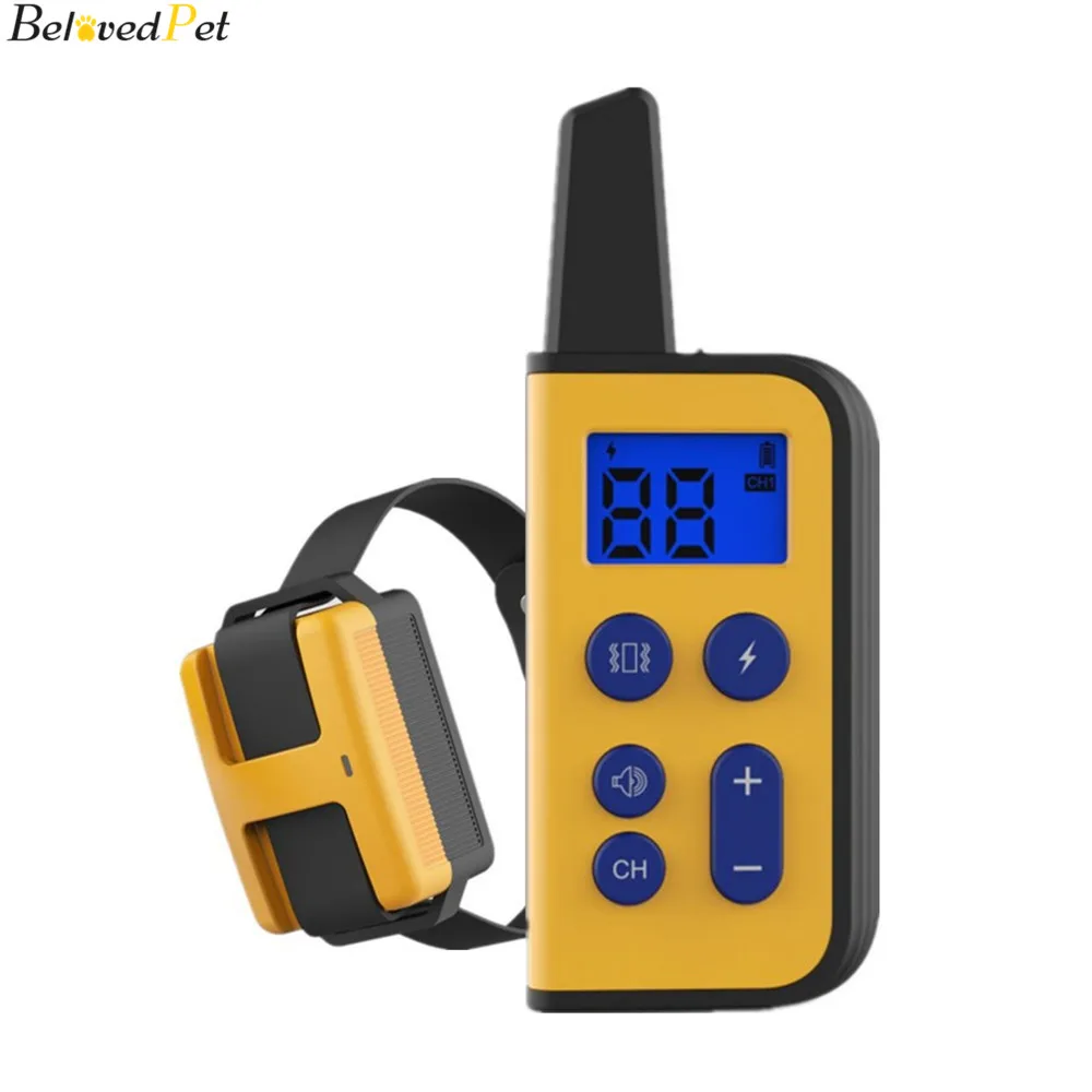 800m Waterproof Pet Electric Dog Training Collar Remote Rechargeable With LCD Display Dog Bark Control Training Collar
800m Waterproof Pet Electric Dog Training Collar Remote Rechargeable With LCD Display Dog Bark Control Training Collar