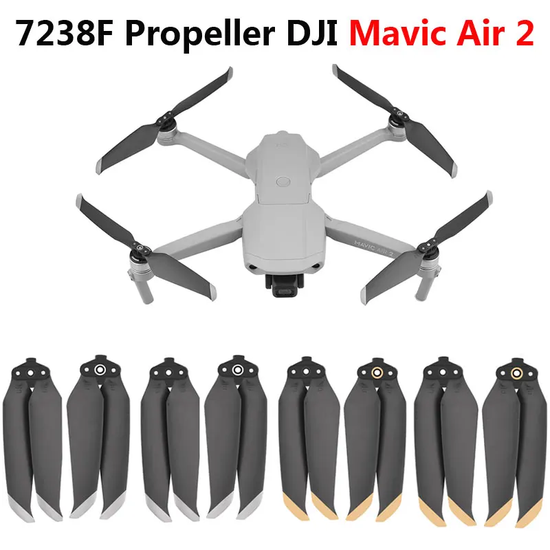 2 пары 7238F реквизит для дрона Mavic Air 2/2S пропеллер складные быстросъемные