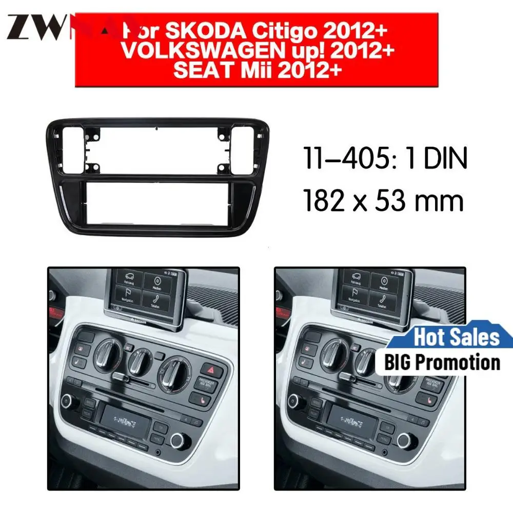 Car DVD Player frame For SKODA Citigo 2012+ / VOLKSWAGEN up 2012+ Auto AC Black LHD RHD Auto Radio Multimedia NAVI fascia
Car DVD Player frame For SKODA Citigo 2012+ / VOLKSWAGEN up 2012+ Auto AC Black LHD RHD Auto Radio Multimedia NAVI fascia