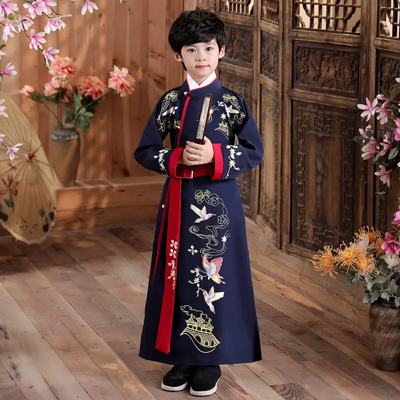 Kids Dynasty Ancient Long Sleeve Chinese Traditional Hanfu Boy&girls Photography Clothes Children Performance Costume
Kids Dynasty Ancient Long Sleeve Chinese Traditional Hanfu Boy&girls Photography Clothes Children Performance Costume