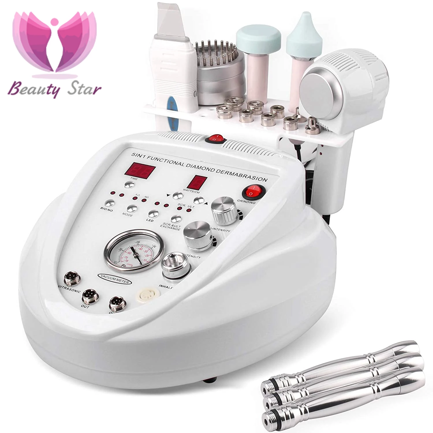 Diamond Microdermabrasion Machine Facial Dermabrasion Skin Care Device with Facial Skin Scrubber Hot and Cold Beauty Hammer
Diamond Microdermabrasion Machine Facial Dermabrasion Skin Care Device with Facial Skin Scrubber Hot and Cold Beauty Hammer