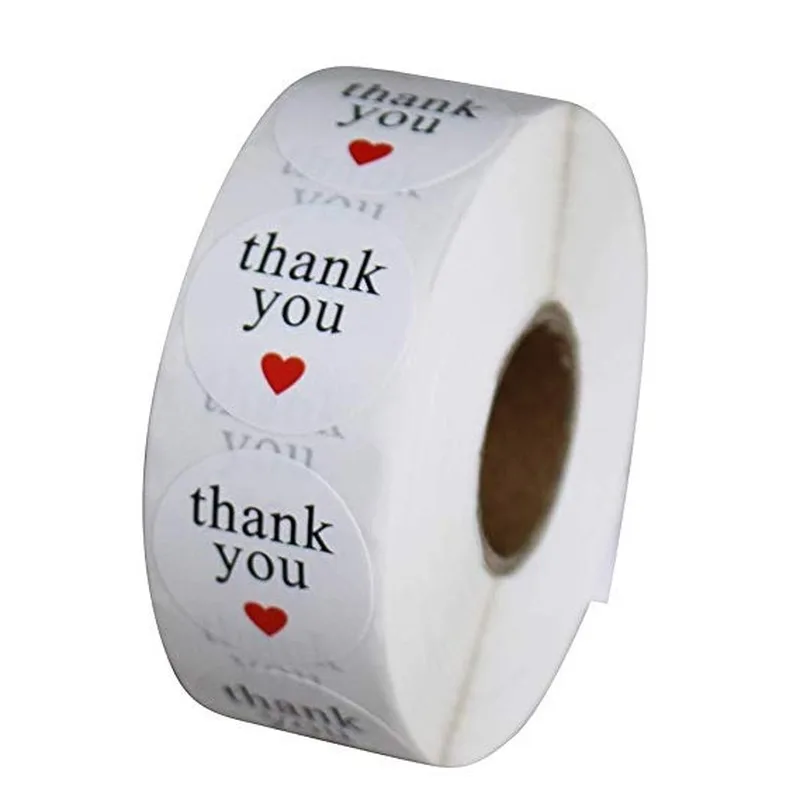 Round Red Love with Thank You Stickers 1 Inch 500 Labels Per Roll Cute Stickers for Cake Packaging Seal Labels Handmade Sticker
Round Red Love with Thank You Stickers 1 Inch 500 Labels Per Roll Cute Stickers for Cake Packaging Seal Labels Handmade Sticker