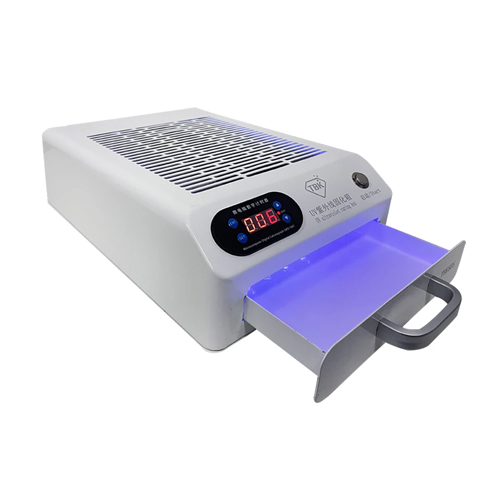 Newest TBK-605 Mini UV Ultraviolet Curing LED Box Oven 48 pcs LED Lights 100W 110V/220V For IPhone HUAWEI XIAOMI LCD Repair
Newest TBK-605 Mini UV Ultraviolet Curing LED Box Oven 48 pcs LED Lights 100W 110V/220V For IPhone HUAWEI XIAOMI LCD Repair