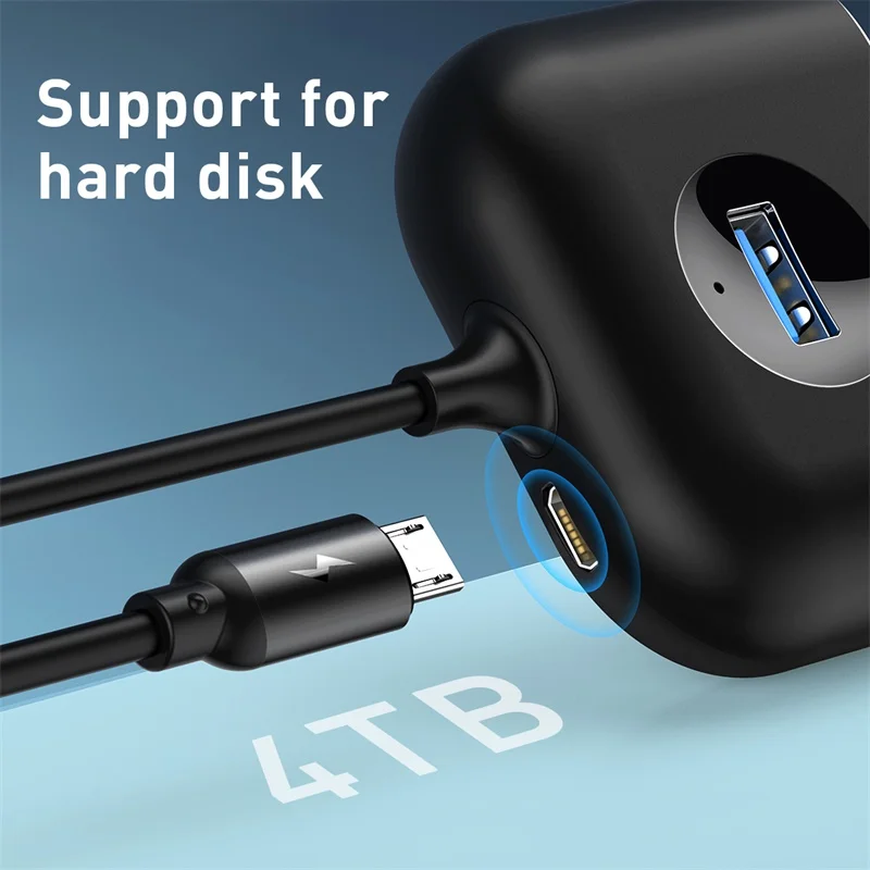 4 в 1 USB 3 0 адаптер Baseus для | Компьютеры и офис