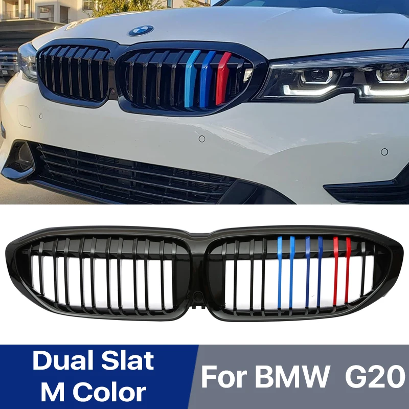 Передний бампер, спортивный гриль для BMW G20 3 серии M3 330i M340i 2019-2020, двойная планка, цветная гоночная решетка, автомобильные аксессуары
Передний бампер, спортивный гриль для BMW G20 3 серии M3 330i M340i 2019-2020, двойная планка, цветная гоночная решетка, автомобильные аксессуары