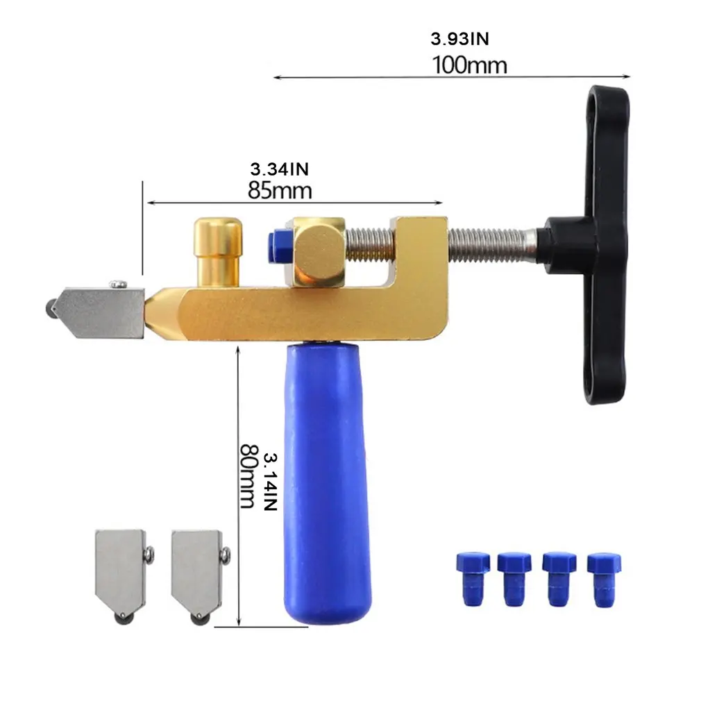 High-strength Glass Cutter Tile Handheld Multi-function Portable Opener Home Glass Cutter Diamond Cutting Hand Tools
High-strength Glass Cutter Tile Handheld Multi-function Portable Opener Home Glass Cutter Diamond Cutting Hand Tools