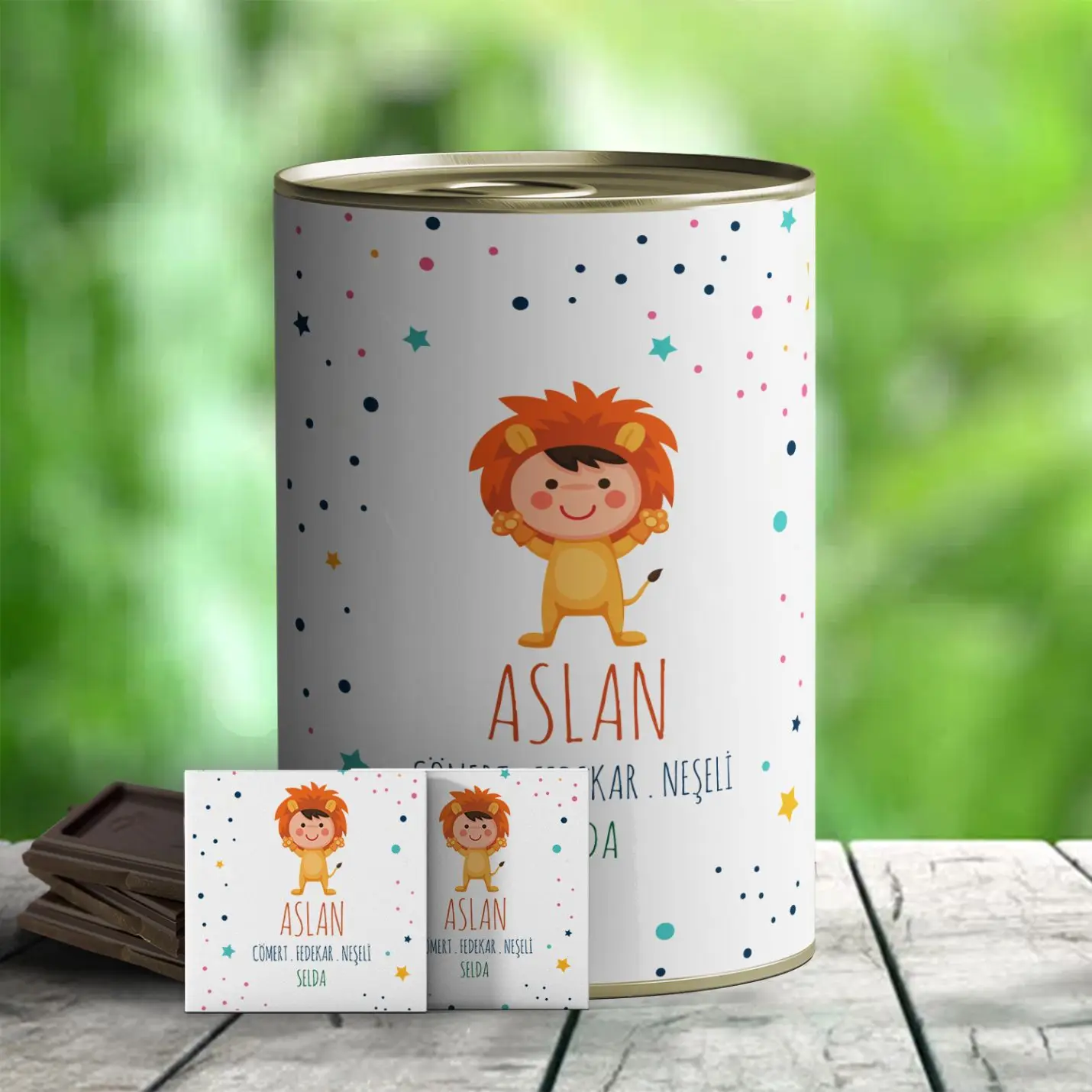 Personalized Leo Zodiac Gift Chocolate Canned 
Personalized Leo Zodiac Gift Chocolate Canned