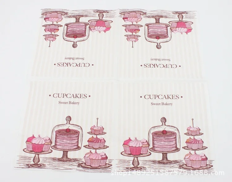 10pcs 33*33cm Cake Cup theme paper napkins serviettes decoupage decorated for wedding party virgin wood tissues
10pcs 33*33cm Cake Cup theme paper napkins serviettes decoupage decorated for wedding party virgin wood tissues