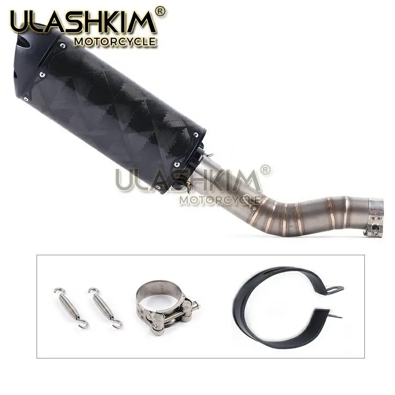 Motorcycle Full System Exhaust Escape Slip On For suzuki GSXR1000 GSX R1000 GSXR 1000 Middle Link Pipe 2003-2006 | Автомобили и