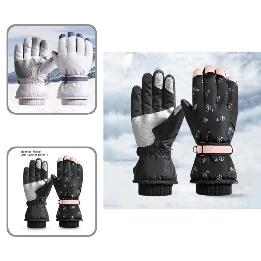 1 Pair Ski Gloves Durable Fleece Tear-resistant Practical Ergonomic Sport Gloves Snowboard Gloves for Unisex
1 Pair Ski Gloves Durable Fleece Tear-resistant Practical Ergonomic Sport Gloves Snowboard Gloves for Unisex