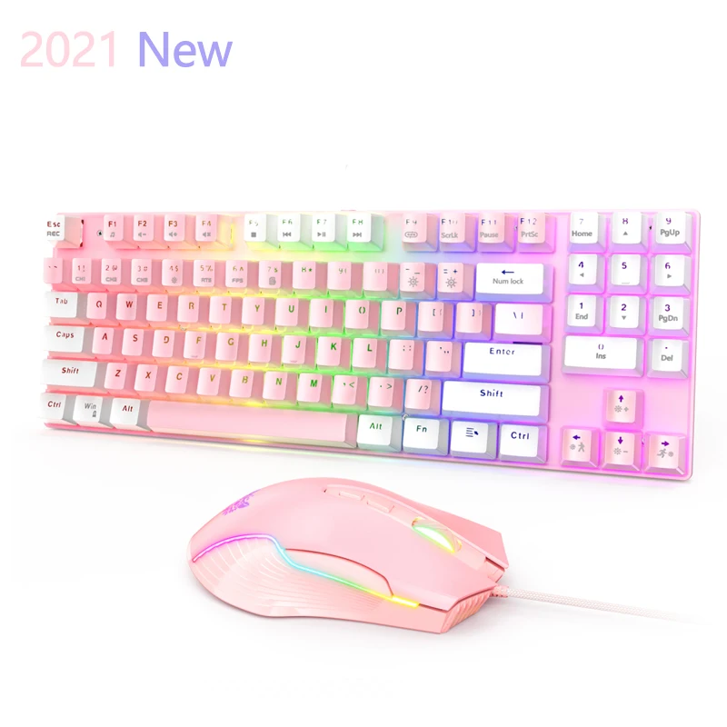 Gaming Mechanical Keyboard Blue Red Switch USB RGB/Mix Backlit Wired Keyboard 89keys Anti-ghosting For Game Laptop PC
Gaming Mechanical Keyboard Blue Red Switch USB RGB/Mix Backlit Wired Keyboard 89keys Anti-ghosting For Game Laptop PC