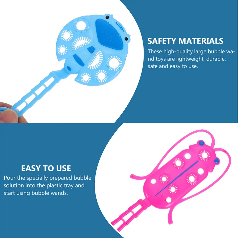 10pcs Colorful Big Bubble Set Bubble Wands Outdoor Activity Bubble Party Gift
10pcs Colorful Big Bubble Set Bubble Wands Outdoor Activity Bubble Party Gift