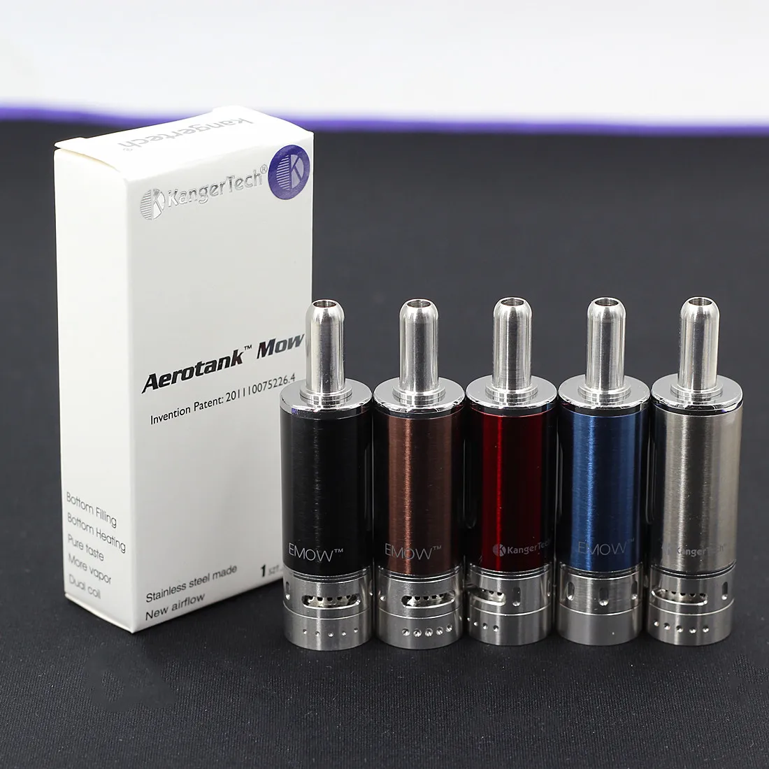 Атомайзер Kanger Aerotank Mow, оригинальный резервуар с воздушным потоком, подходит для Комплект Kangertech EMOW & Vision Spinner 2
Атомайзер Kanger Aerotank Mow, оригинальный резервуар с воздушным потоком, подходит для Комплект Kangertech EMOW & Vision Spinner 2