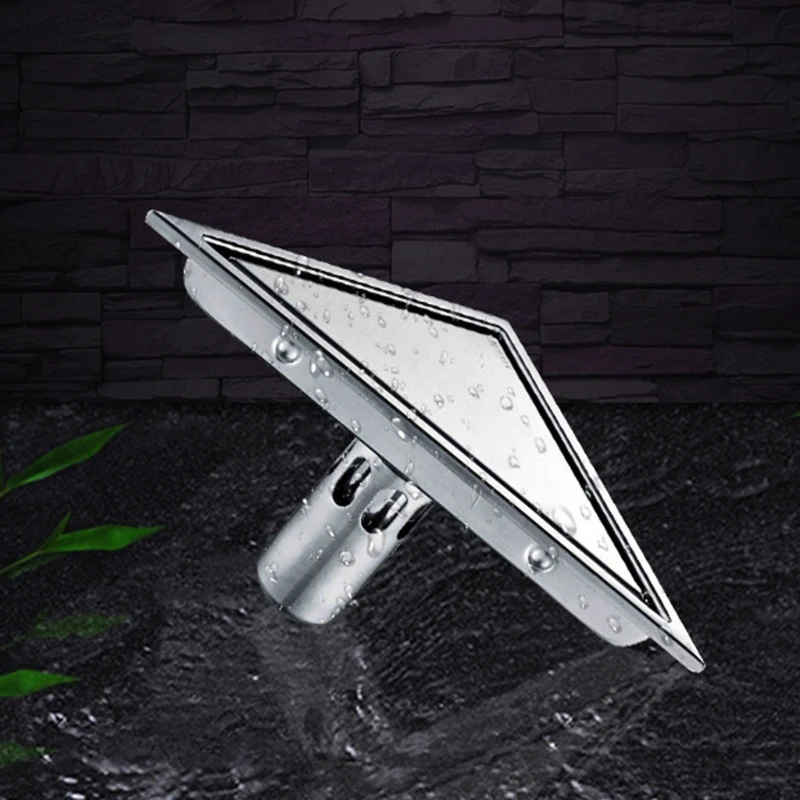 Stainless Steel Bathroom Anti-odor Floor Drainer Hidden Type Triangle Tile Insert Floor Waste Grates Shower Drain M25 21
Stainless Steel Bathroom Anti-odor Floor Drainer Hidden Type Triangle Tile Insert Floor Waste Grates Shower Drain M25 21