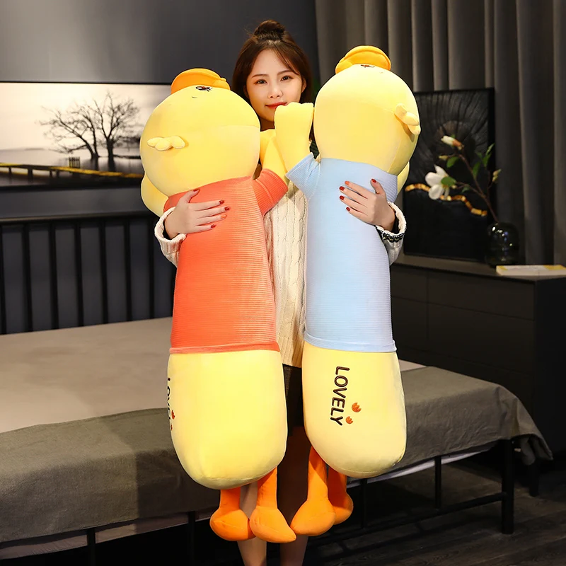 80-120CM Soft Plush Lying Duck Stuffed Toys Plush Toys Sleeping Cute Pillow Cushion Stuffed Animal Dolls Gift For Children Kids
80-120CM Soft Plush Lying Duck Stuffed Toys Plush Toys Sleeping Cute Pillow Cushion Stuffed Animal Dolls Gift For Children Kids