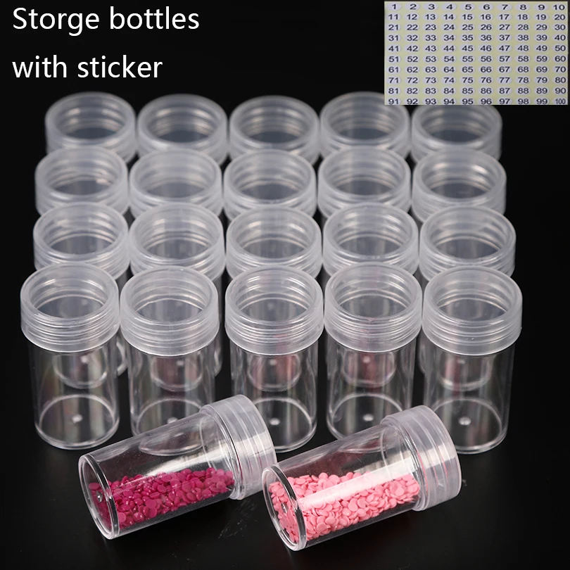 Wholesale In Bulk Plastic Bottles For Diamond Painting Embroidery Accessories Container Bottles Crystal Bead Storage Jar
Wholesale In Bulk Plastic Bottles For Diamond Painting Embroidery Accessories Container Bottles Crystal Bead Storage Jar