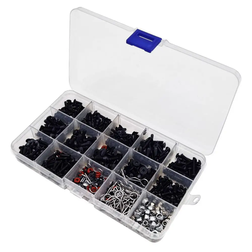 RCtown 500Pcs Screws Box Set for 1/10 HSP Traxxas Trx4 Tamiya HPI Kyosho D90 SCX10 Remote Control RC Car Parts
RCtown 500Pcs Screws Box Set for 1/10 HSP Traxxas Trx4 Tamiya HPI Kyosho D90 SCX10 Remote Control RC Car Parts