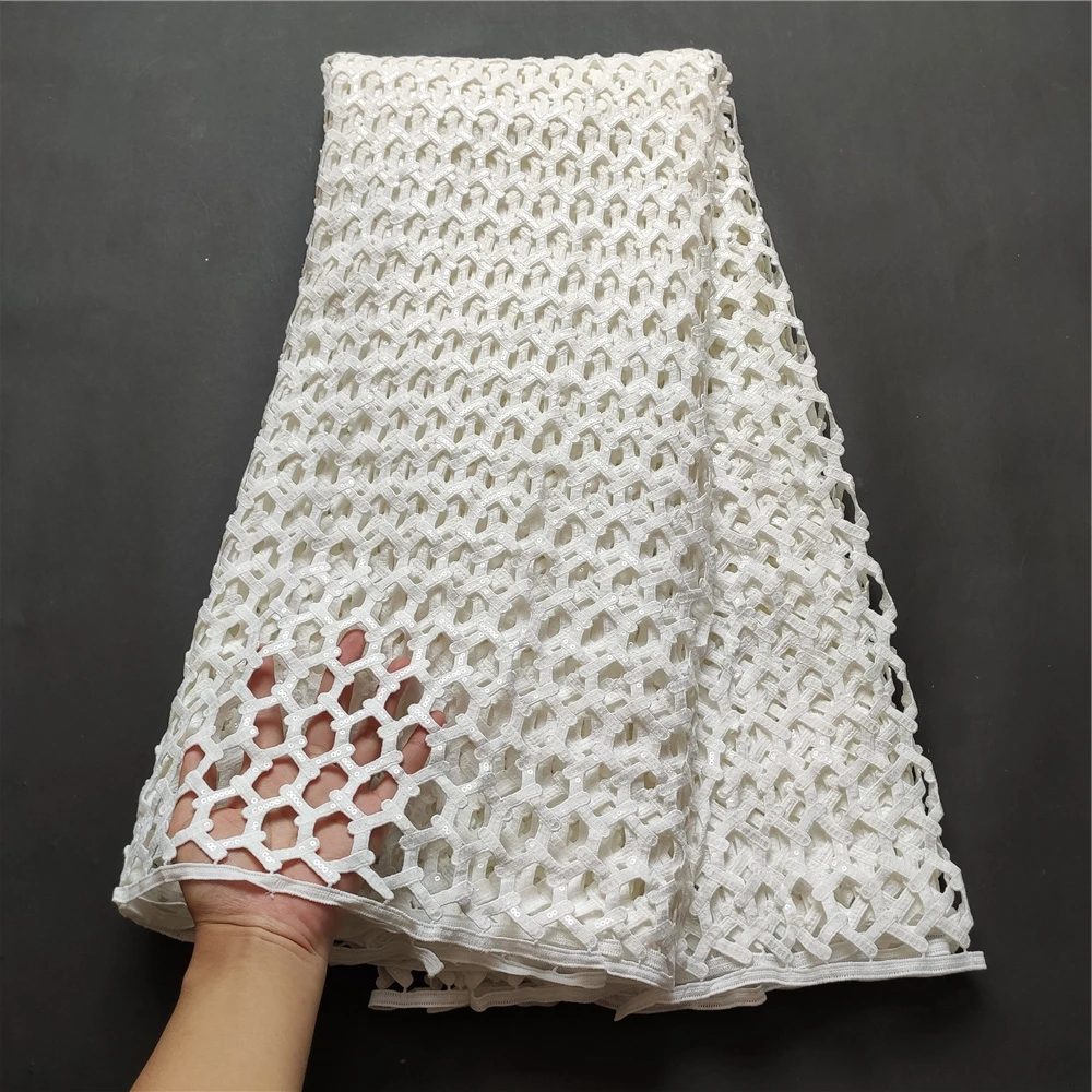 Latest 2021 High Quality African Lace Fabric Embroidery Swiss French Tulle Cotton 5yards Wedding Party Dress Guipure Sequins
Latest 2021 High Quality African Lace Fabric Embroidery Swiss French Tulle Cotton 5yards Wedding Party Dress Guipure Sequins