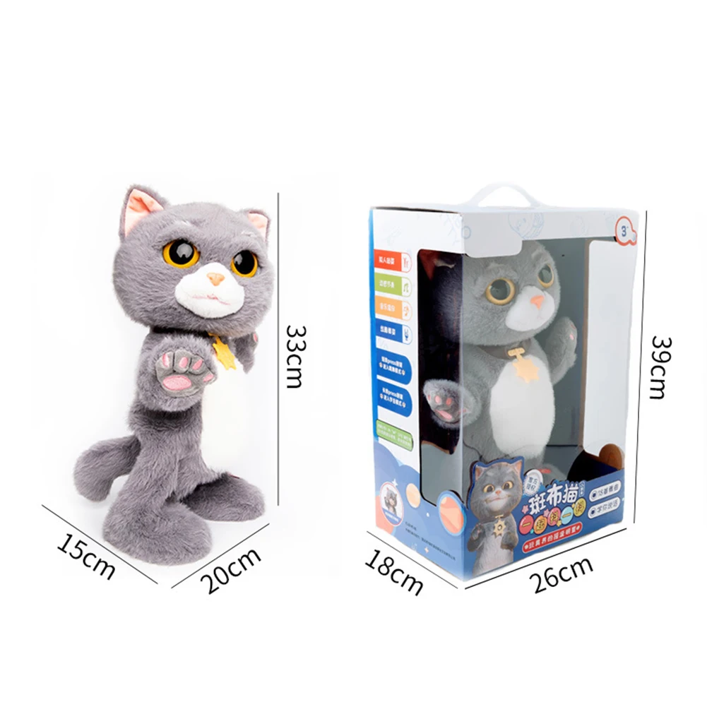 Simulation Electric Cat Plush Toy Can Dance Interactive Educational Toys for Kids Boys Girls Gifts Education Toys
Simulation Electric Cat Plush Toy Can Dance Interactive Educational Toys for Kids Boys Girls Gifts Education Toys