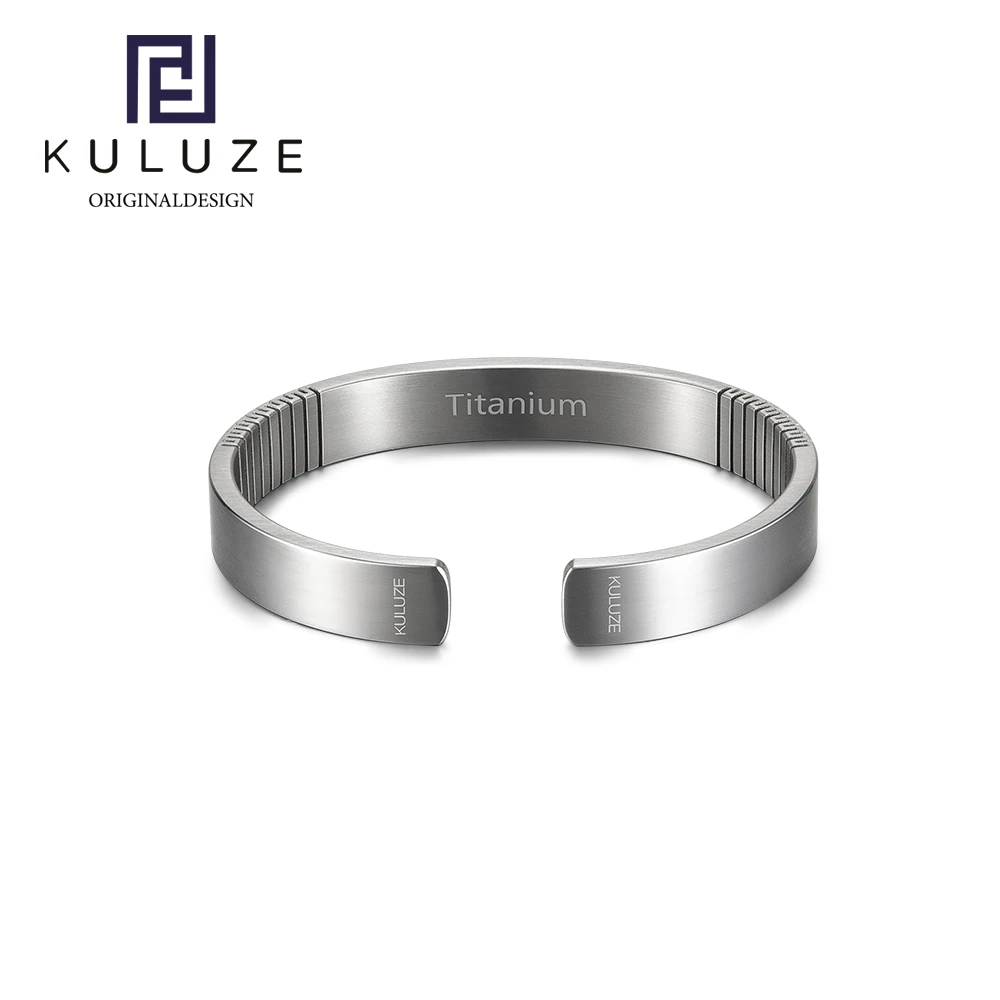 KULUZE Titanium Bracelet for Men Women Fashion Golf Athletic Bangle Bracelets Gift C Shaped Cuff Wristband 100% Pure Titanium
KULUZE Titanium Bracelet for Men Women Fashion Golf Athletic Bangle Bracelets Gift C Shaped Cuff Wristband 100% Pure Titanium