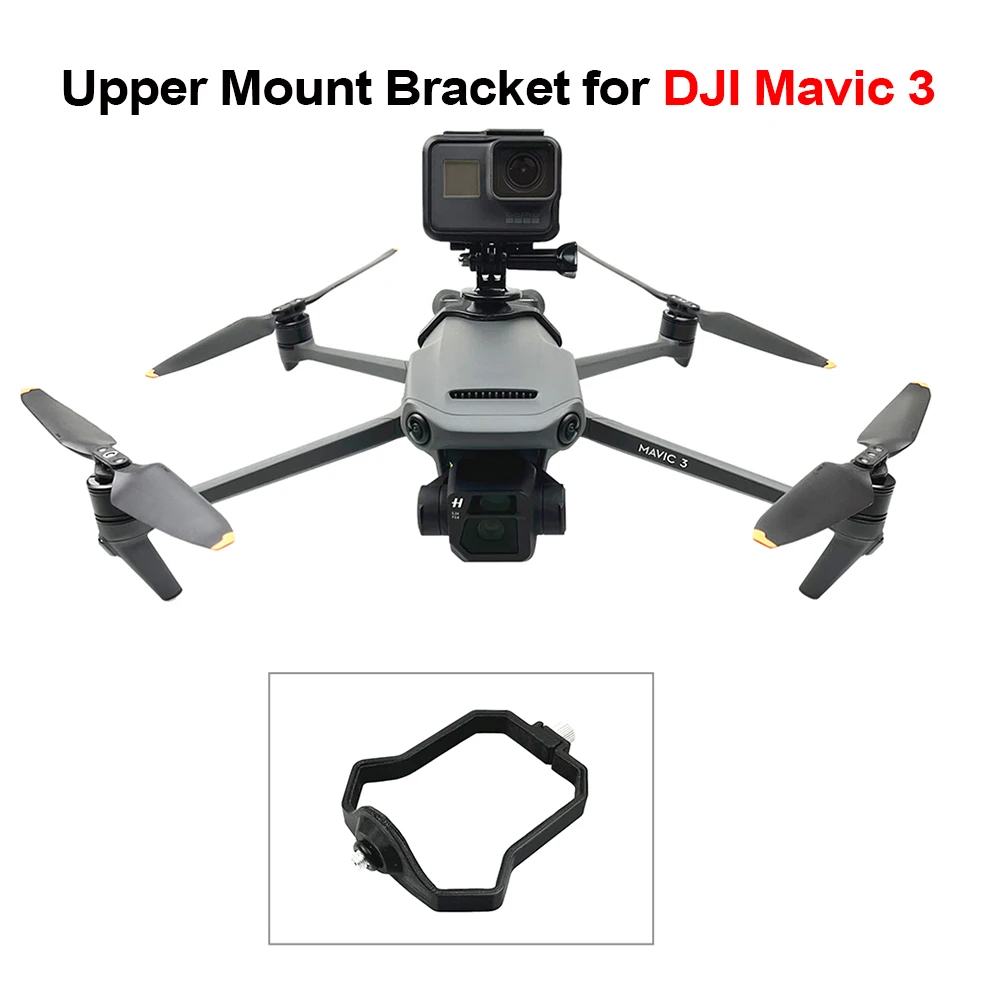 Upper Mount Bracket Holder for DJI Mavic 3 Drone Camera Stand Upper Adapter for Gopro Action Sports Camera Accessories
Upper Mount Bracket Holder for DJI Mavic 3 Drone Camera Stand Upper Adapter for Gopro Action Sports Camera Accessories