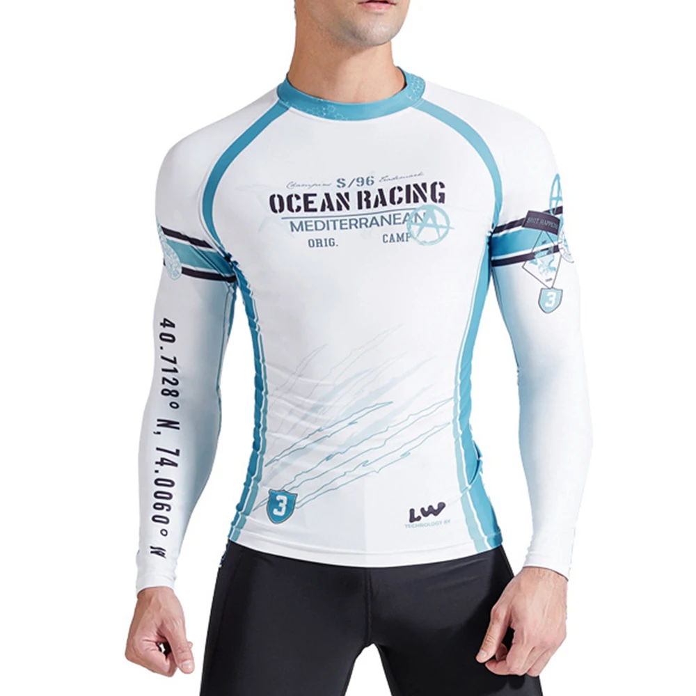 2021 L-5XL Big Man Rash Guard Men Long Sleeve Swimsuit UPF 50 Korean Swimwear UV Shirt Swim Surf Suit Rashguard Diving Clothes
2021 L-5XL Big Man Rash Guard Men Long Sleeve Swimsuit UPF 50 Korean Swimwear UV Shirt Swim Surf Suit Rashguard Diving Clothes