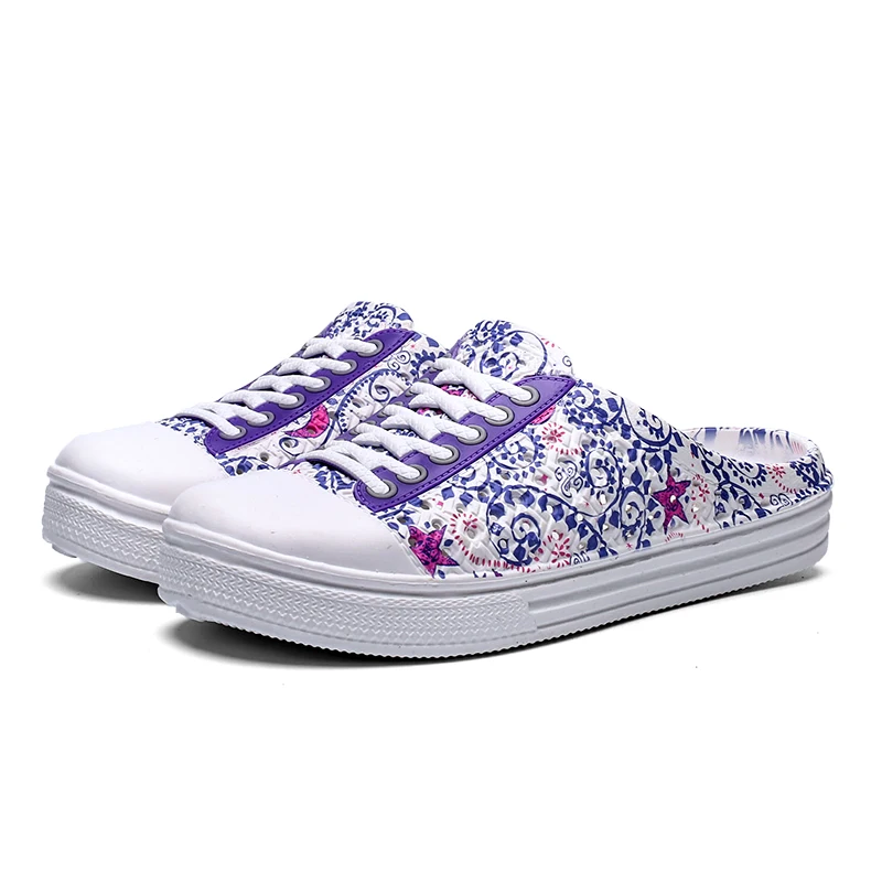 Women Sandals Flat Slippers Starry Blue and White Porcelain Slippers Sandals Women's Shoes Beach Shoes Breathable Shoes
Women Sandals Flat Slippers Starry Blue and White Porcelain Slippers Sandals Women's Shoes Beach Shoes Breathable Shoes