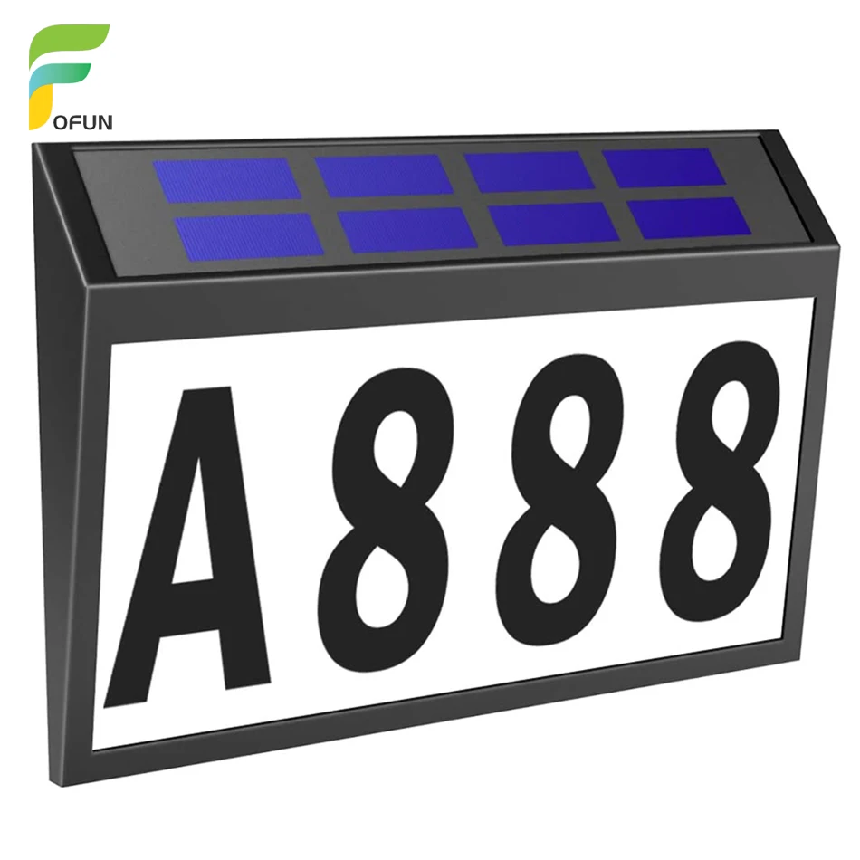 Solar House Number Light Waterproof LED Solar Powered Address Sign Lamp Houses Mailbox Lights Lighting for Home Yard Street
Solar House Number Light Waterproof LED Solar Powered Address Sign Lamp Houses Mailbox Lights Lighting for Home Yard Street