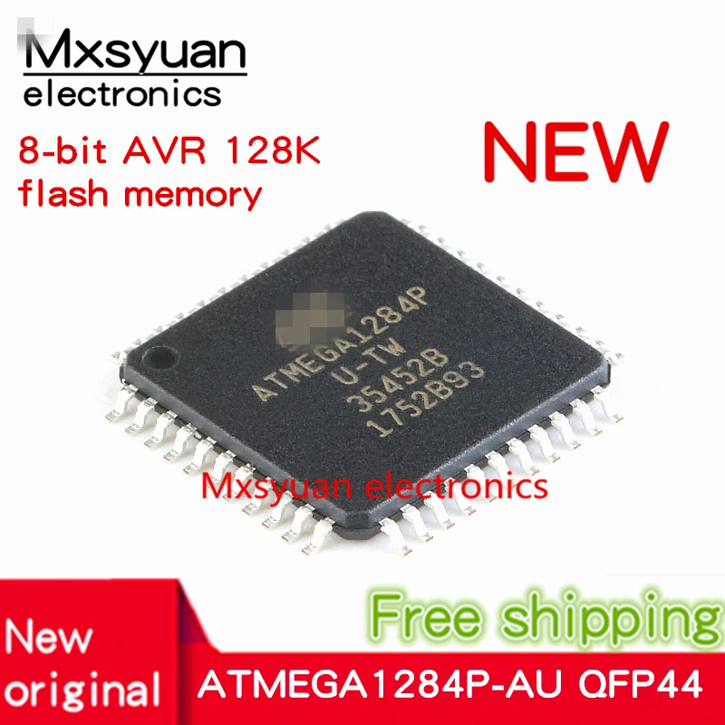 5pcs~50pcs/LOT ATMEGA1284P-AU ATMEGA1284P ATMEGA1284PU-TW TQFP44 New original microcontroller 8-bit AVR 128K flash memory
5pcs~50pcs/LOT ATMEGA1284P-AU ATMEGA1284P ATMEGA1284PU-TW TQFP44 New original microcontroller 8-bit AVR 128K flash memory