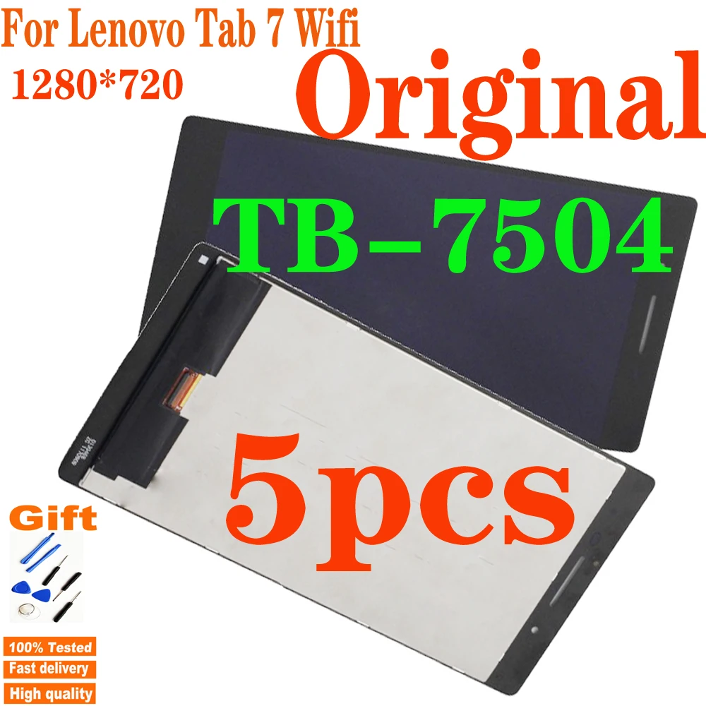 Оригинальный ЖК-дисплей для Lenovo Tab 7, Wi-Fi TB-7504F, TB-7504N, TB-7504X, ЖК-дисплей, сенсорный экран в сборе для tb7504 Tab 7504, 5 шт.
Оригинальный ЖК-дисплей для Lenovo Tab 7, Wi-Fi TB-7504F, TB-7504N, TB-7504X, ЖК-дисплей, сенсорный экран в сборе для tb7504 Tab 7504, 5 шт.