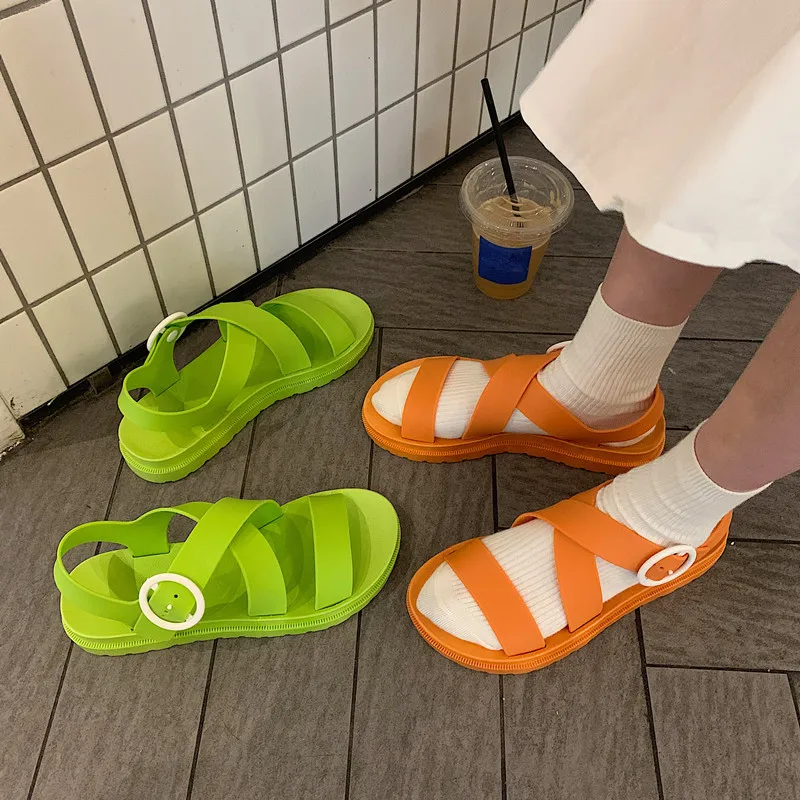 Women Beach Shoes Sandals Casual Sandals For Women Jelly Shoes Open Toe Women's Sandals Summer Plastic Indoor Shoes With Buckle
Women Beach Shoes Sandals Casual Sandals For Women Jelly Shoes Open Toe Women's Sandals Summer Plastic Indoor Shoes With Buckle