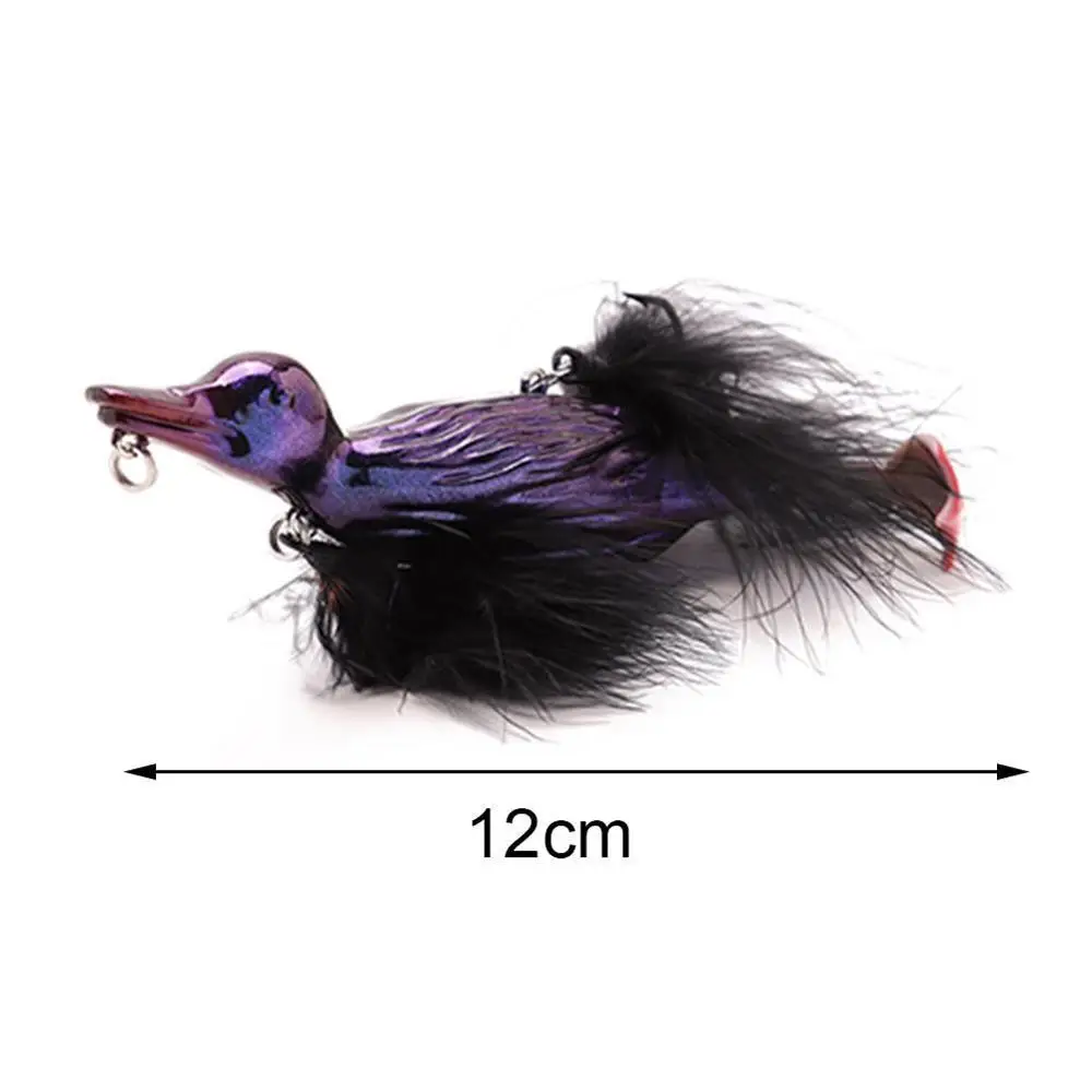 Luya Simulation Duck 3D Topwater Fishing Lure Floating Artificial Bait Plopping and Splashing Feet Hard Fishing Tackle Decoy 
Luya Simulation Duck 3D Topwater Fishing Lure Floating Artificial Bait Plopping and Splashing Feet Hard Fishing Tackle Decoy
