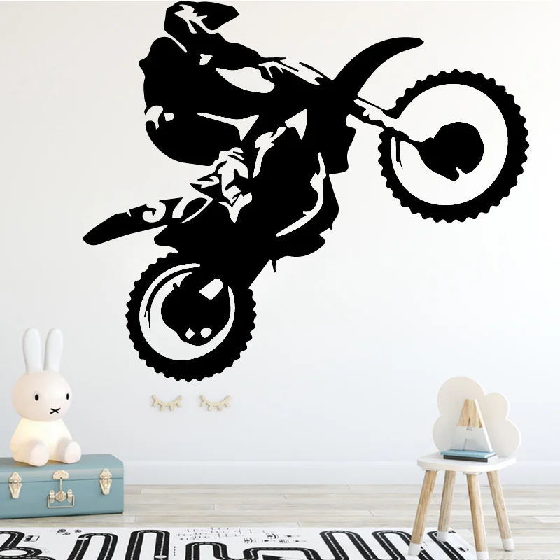 AiyoAiyo Motorcycle Stunt Driver Wall Sticker For Boys Bedroom Wallpaper Kids Room Decor Wall Decal sticker motocros pared
AiyoAiyo Motorcycle Stunt Driver Wall Sticker For Boys Bedroom Wallpaper Kids Room Decor Wall Decal sticker motocros pared