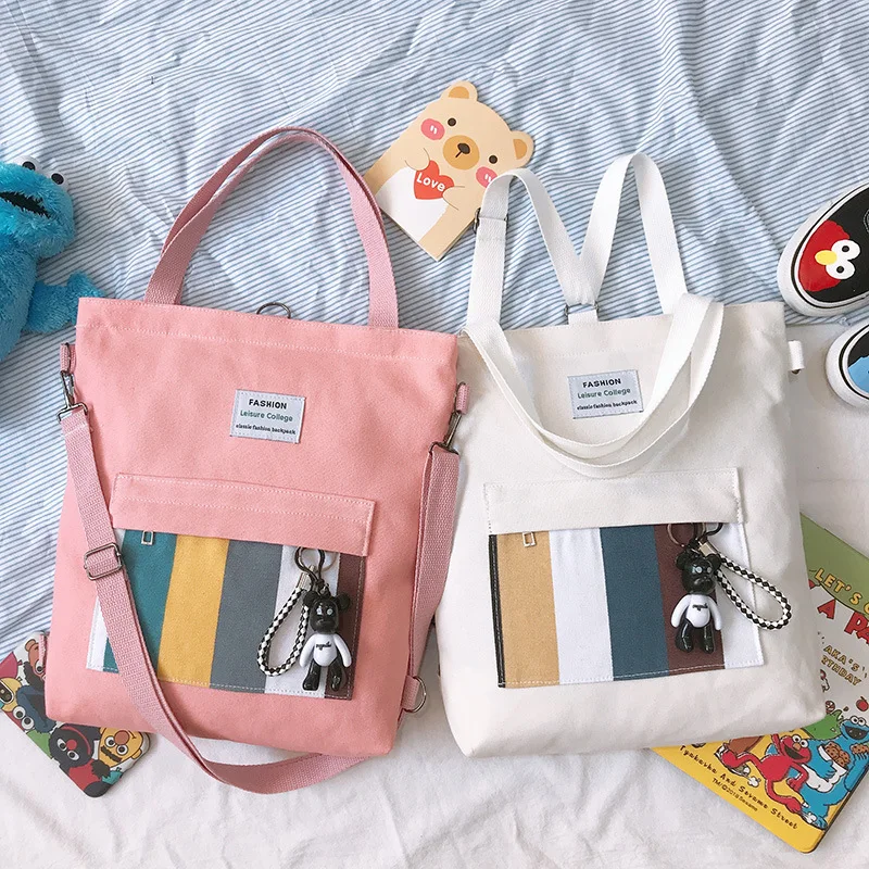 Ins Canvas Bag Female Bag Vertical Strip Messenger Bag College Student School Bag Large Capacity Canvas Bag on Both Shoulders
Ins Canvas Bag Female Bag Vertical Strip Messenger Bag College Student School Bag Large Capacity Canvas Bag on Both Shoulders