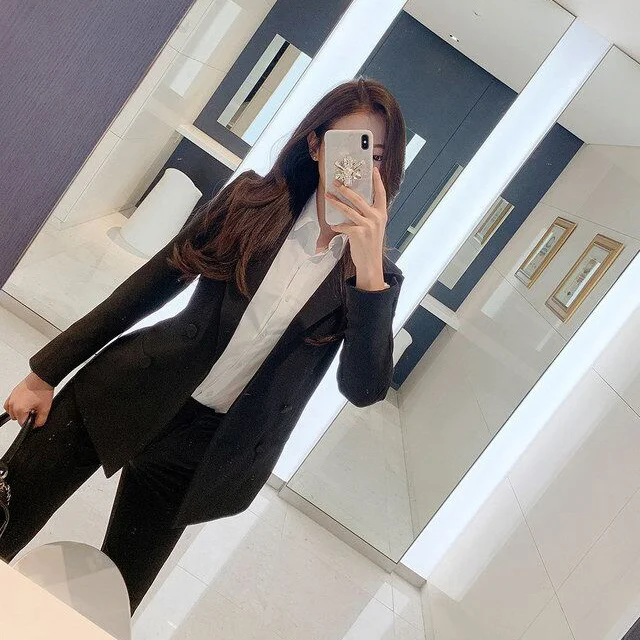 Spot Goods Small Suit Outfit Women's Winter Korean Style British Style College Student Leisure Fashion Business
Spot Goods Small Suit Outfit Women's Winter Korean Style British Style College Student Leisure Fashion Business