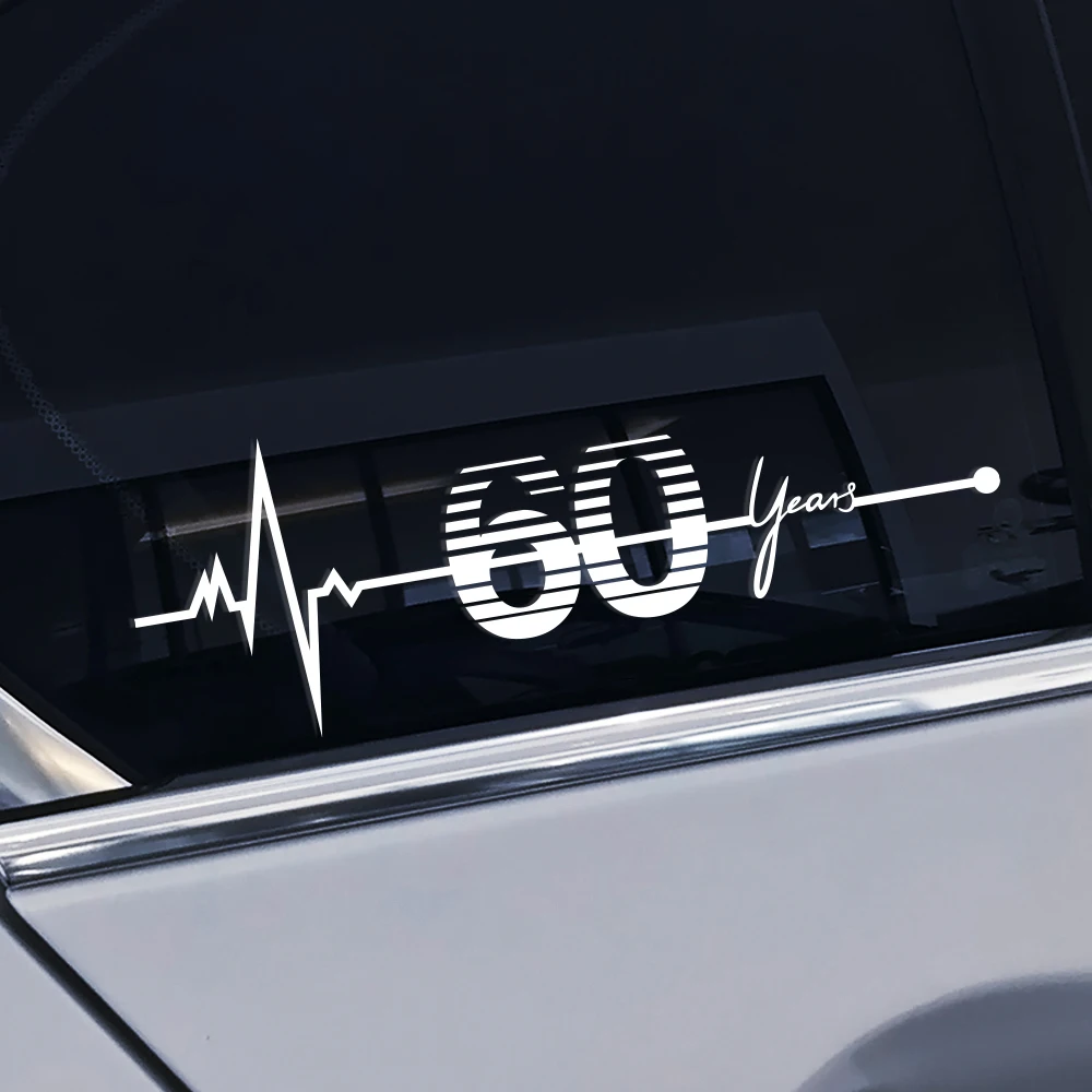 Автомобильный юбилей 60 лет боковое окно багажник хвостовые отличительные знаки