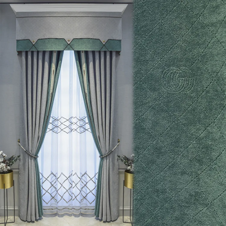 Northern European-Style Modern Curtains Chenille Jacquard Curtains for Living Room Bedroom Luxury Curtains
Northern European-Style Modern Curtains Chenille Jacquard Curtains for Living Room Bedroom Luxury Curtains