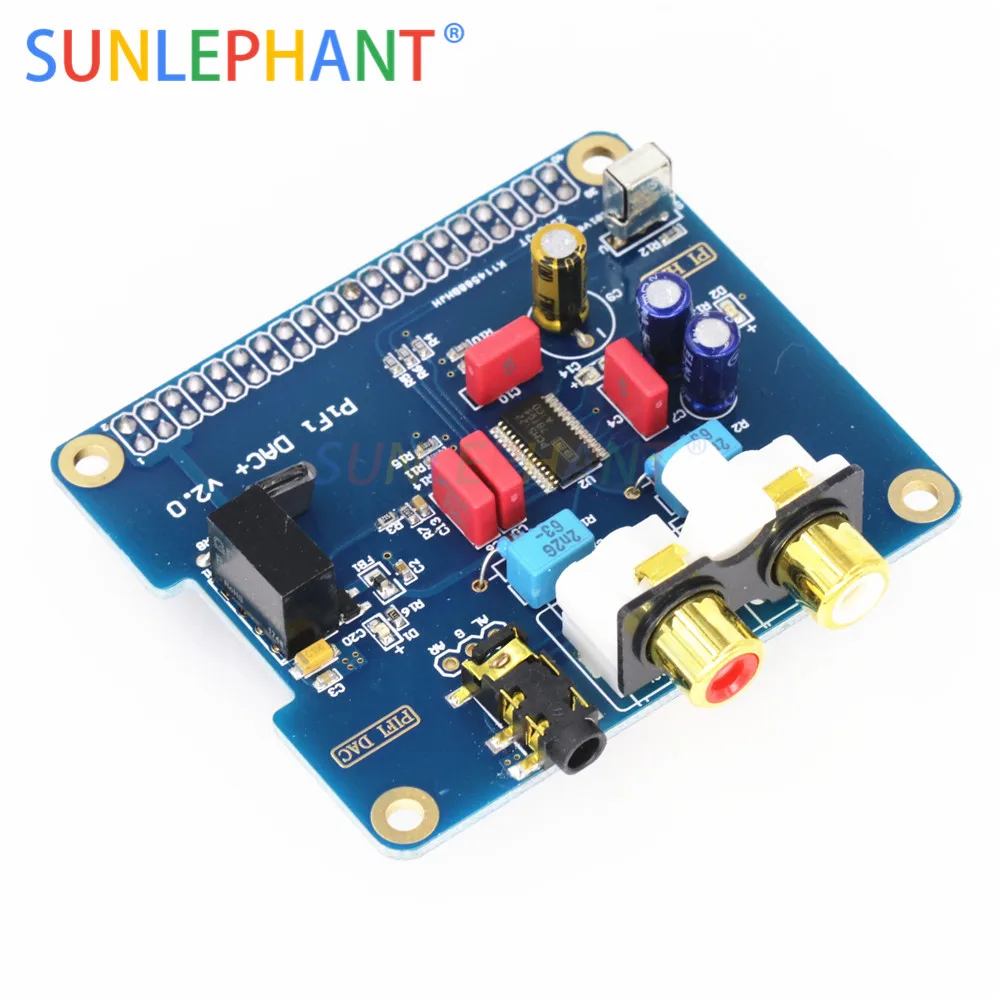 Специальный Hi-Fi ЦАП I2S интерфейс, модуль звуковой карты, совместимый с Pi B + Pi2, Pi 2
Специальный Hi-Fi ЦАП I2S интерфейс, модуль звуковой карты, совместимый с Pi B + Pi2, Pi 2