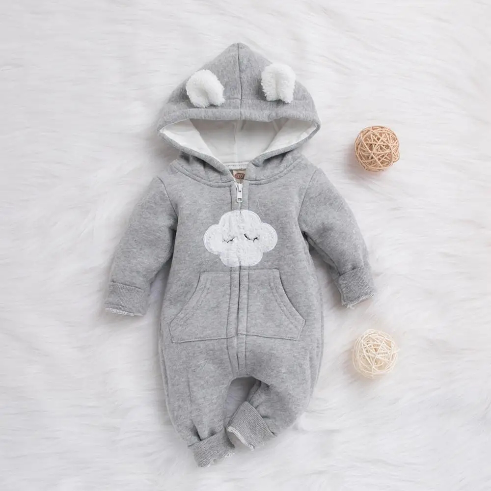 2021 Winter Baby Adorable Cloud Hooded Baby Rompers for Baby Boys and Girls Warm Unisex Jumpsuits Clothes fall clothes for kids 
2021 Winter Baby Adorable Cloud Hooded Baby Rompers for Baby Boys and Girls Warm Unisex Jumpsuits Clothes fall clothes for kids