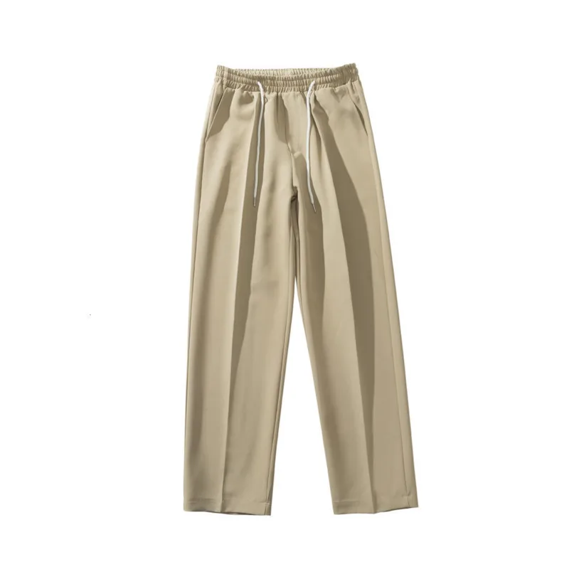 Korean Style Wide Leg Pants Men's Fashion Solid Color Casual Pants Men Streetwear Loose Drawstring Dress Pants Mens Trousers
Korean Style Wide Leg Pants Men's Fashion Solid Color Casual Pants Men Streetwear Loose Drawstring Dress Pants Mens Trousers