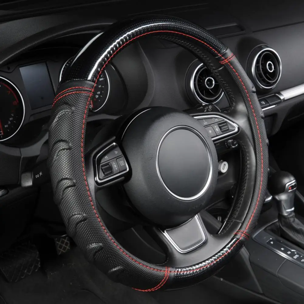 Steering Wheel Protector Heat Resistant Long Lasting Willow Patterned Car Styling Steering Wheel Cover for Automobiles
Steering Wheel Protector Heat Resistant Long Lasting Willow Patterned Car Styling Steering Wheel Cover for Automobiles