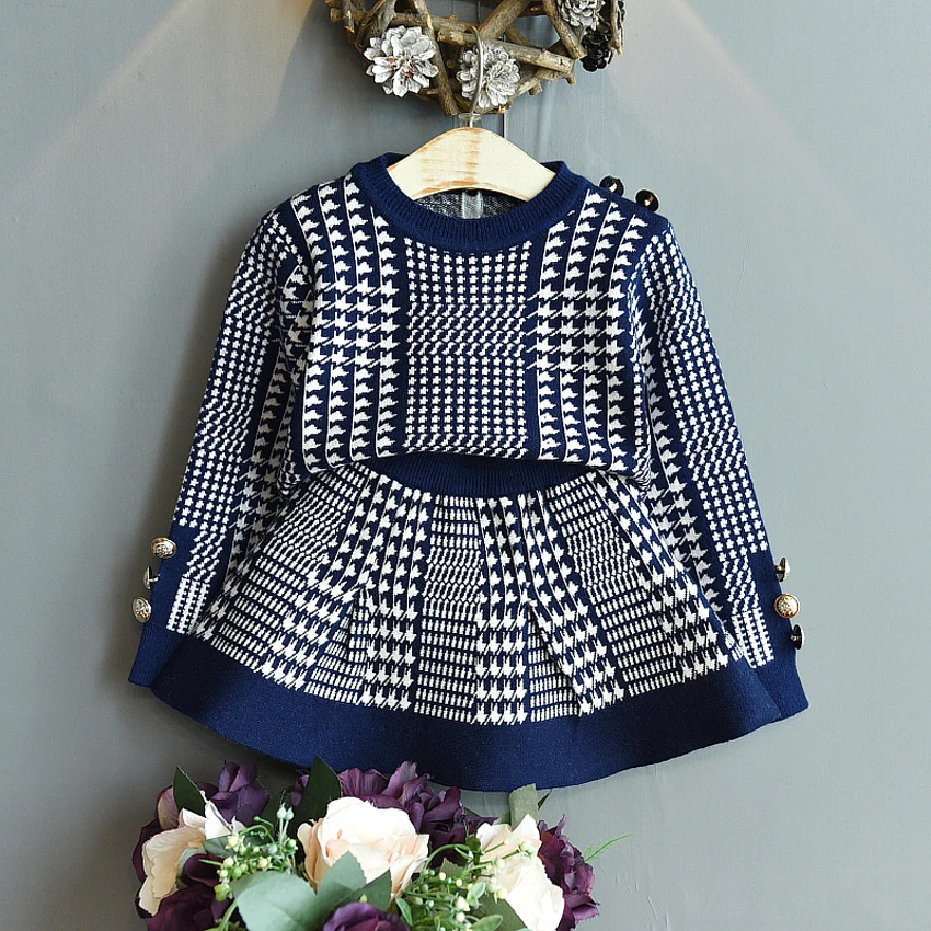 2022 New Year Girls Clothes Toddler Girl Sweaters Warm Knitted Shirt Suit Skirt Fashion Winter Clothes Children's Two Piece Set
2022 New Year Girls Clothes Toddler Girl Sweaters Warm Knitted Shirt Suit Skirt Fashion Winter Clothes Children's Two Piece Set