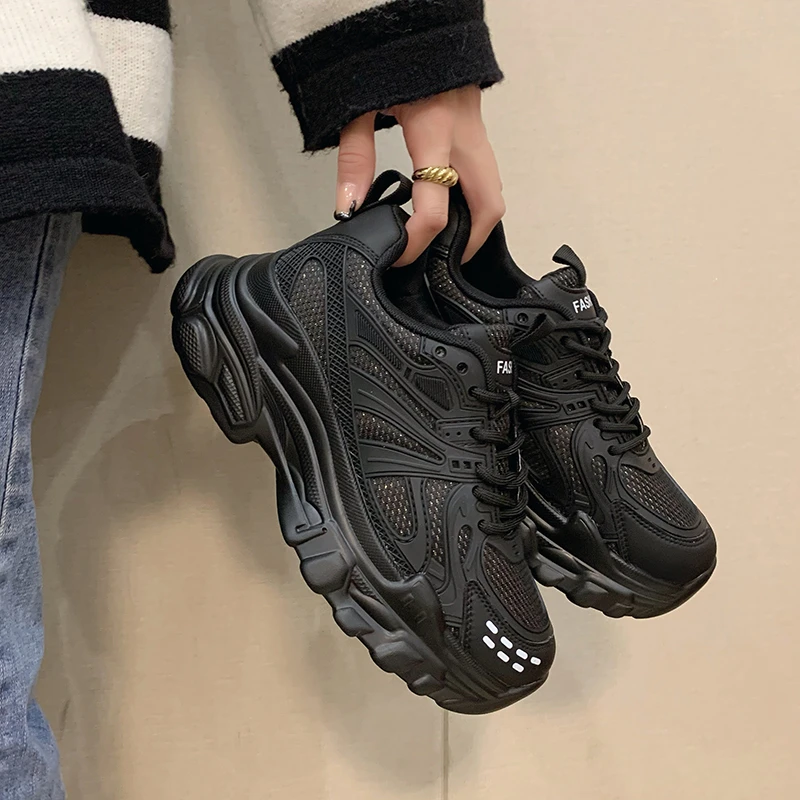 Platform Shoes Women Sneakers Fashion Sport Ladies Trainers Thick Sole Casual Designer Old Dad Sneakers Women Zapatillas Mujer
Platform Shoes Women Sneakers Fashion Sport Ladies Trainers Thick Sole Casual Designer Old Dad Sneakers Women Zapatillas Mujer