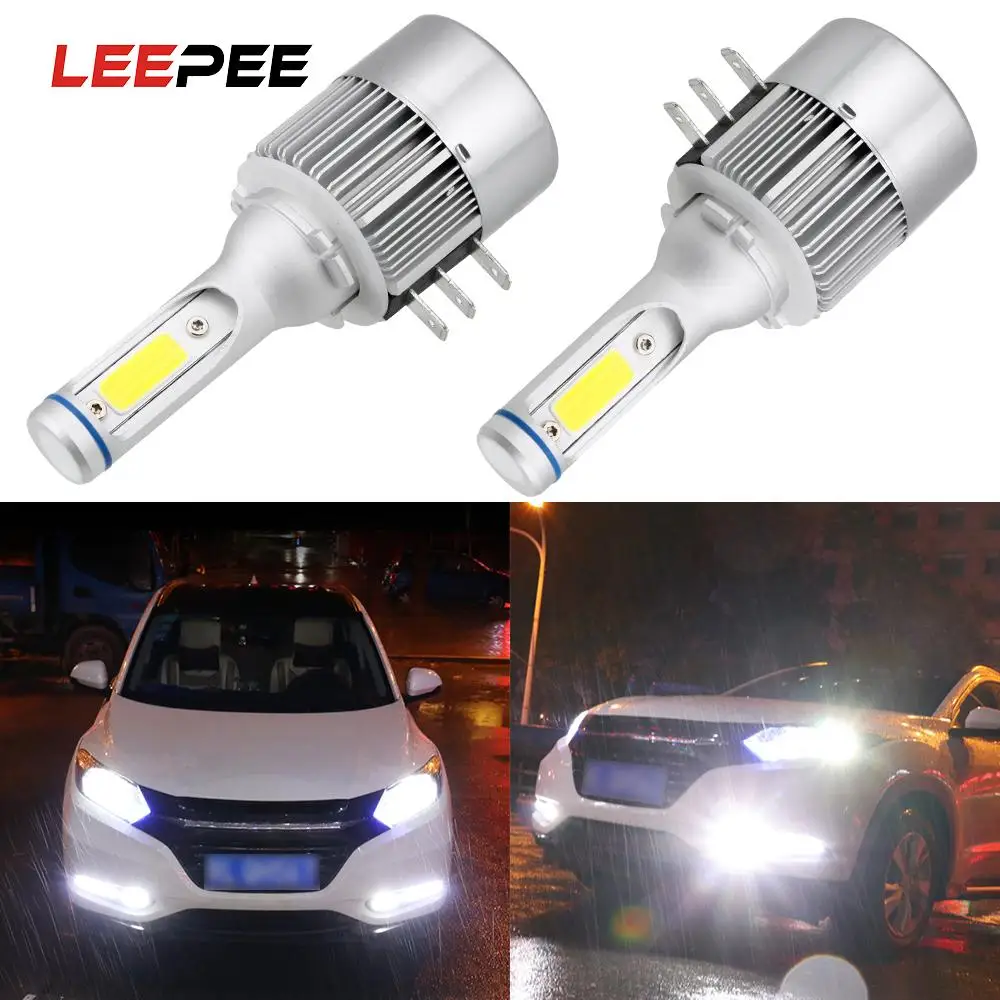 LEEPEE 1 Pair Car Lights 18W 2000LM COB Auto Bulbs Car Headlight Car Headlight Lamp H15 LED Bulb for BENZ Audi BMW VW
LEEPEE 1 Pair Car Lights 18W 2000LM COB Auto Bulbs Car Headlight Car Headlight Lamp H15 LED Bulb for BENZ Audi BMW VW
