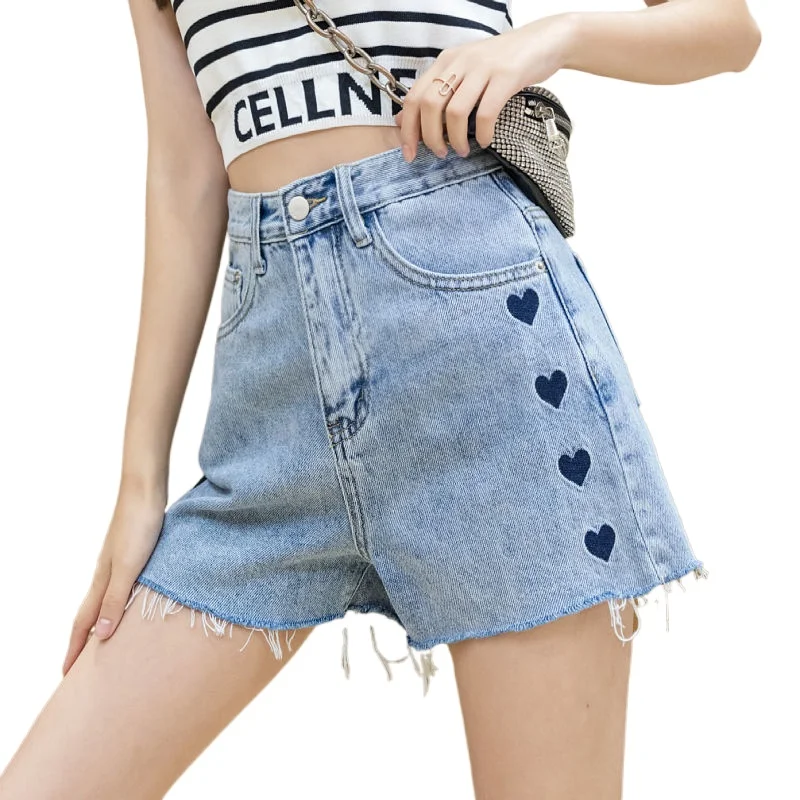 SummerWomen's Denim Shorts Large Size Harem Ruffle White High Waisted Shorts Elastic Waist Jeans for Women
SummerWomen's Denim Shorts Large Size Harem Ruffle White High Waisted Shorts Elastic Waist Jeans for Women