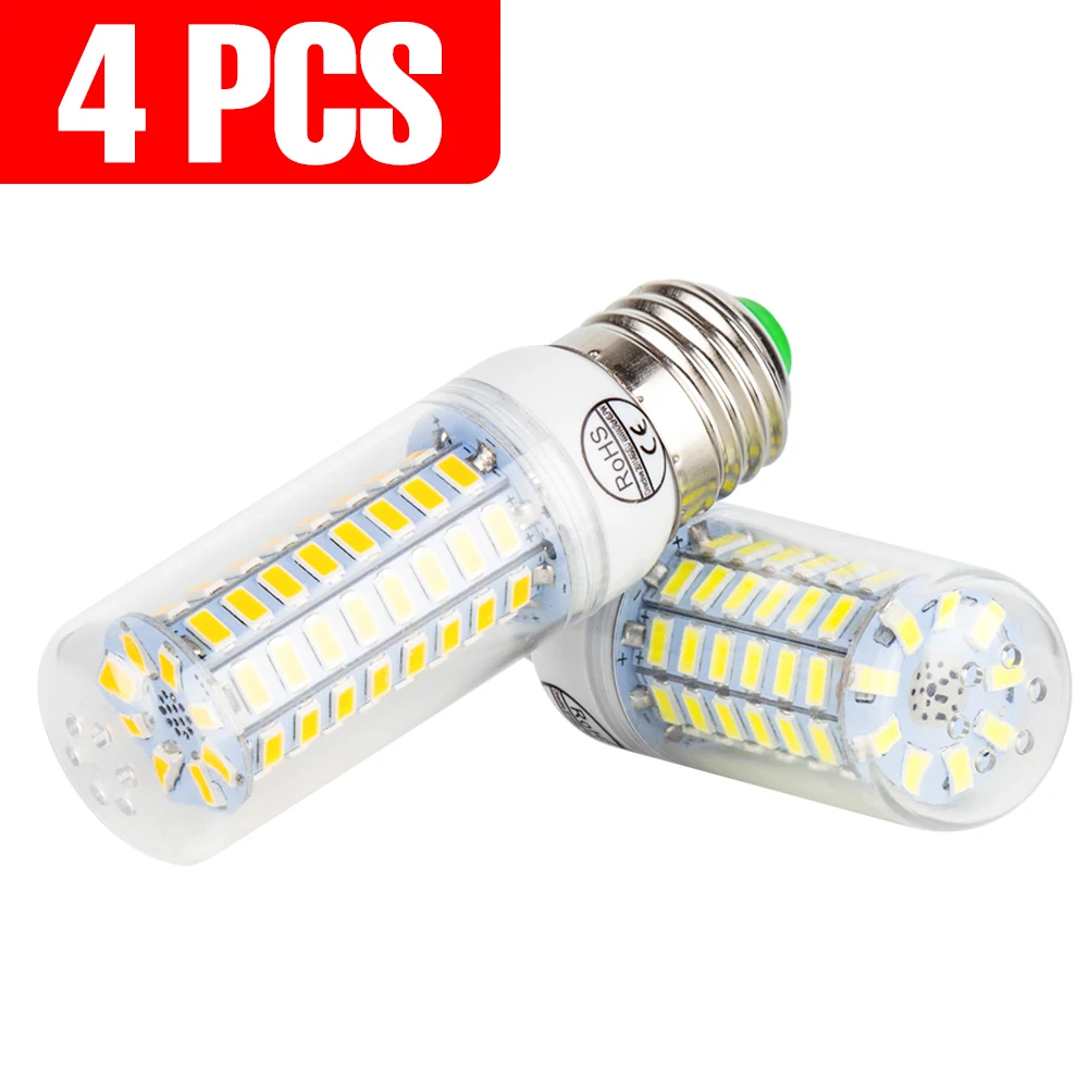 

4PCS Led Corn Lamp E27 LED Bulb 220V GU10 Led Candle Light Bulb E14 Bombilla G9 LED Bulb B22 Lampara Home 3W 5W 7W 9W 12W 15W