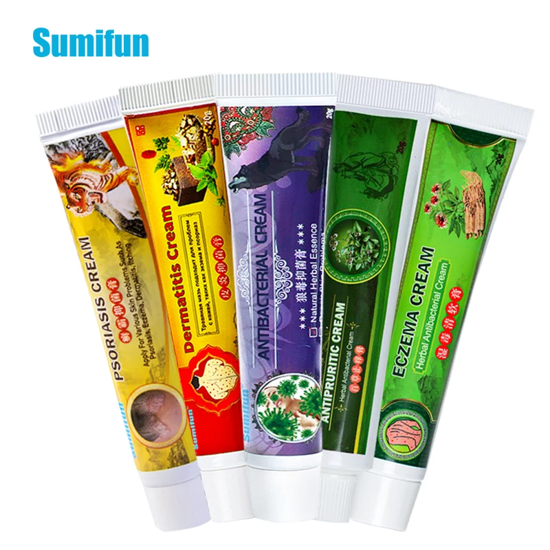 Sumifun ALL Psoriasis Cream Skin Care Dermatitis Eczema Treatment Anti-itch Chinese Herbal Antibacterial Ointment
Sumifun ALL Psoriasis Cream Skin Care Dermatitis Eczema Treatment Anti-itch Chinese Herbal Antibacterial Ointment